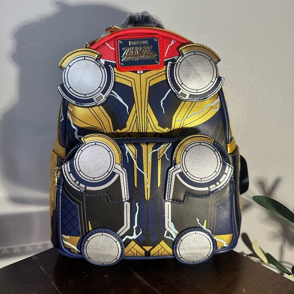 Loungefly Handbags - Loungefly Marvel Thor Love and Thunder Cosplay Mini Backpack NWT